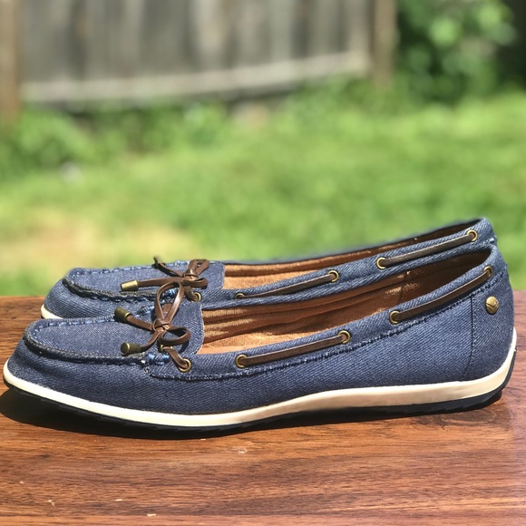 Life Stride Shoes Lifestride Tipsy Denim Boat Shoes Ladies 9 Poshmark